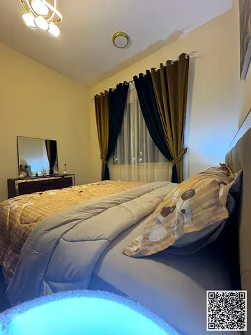 ✨ Luxury apartment for monthly rent, one bedroom and a hall with an open view, fully furnished with elegant furniture and a fully equipped kitchen