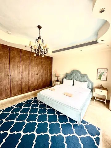 Home center bed for sale with side tables and mattress