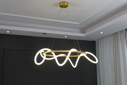 Modern LED Ring Chandelier Light | Luxury Ceiling Light | Home Decor