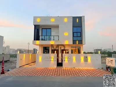 Residential and investment opportunity | Own a luxury villa in Al Yasmin, Ajman, behind the park | 5 bedrooms | Competitive price, all-inclusive