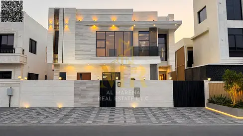 فيلا بسعر شامل رسوم التسجيل والتمليك والكهرباء والمياة والمكيفات على الشارع الرئيسي جاهزة للسكن في أرقي مناطق عجمان تملك حر لجميع الجنسيات..