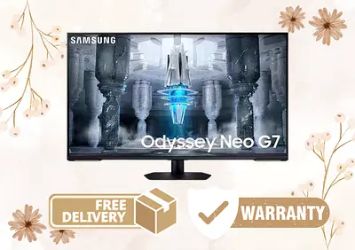Samsung 43 Inch LS43CG700 Odyssey Neo G7 CG700, UHD Smart Gaming Monitor 144Hz