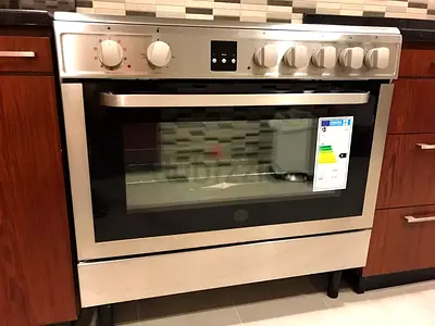Hoover 90X60 electric Ceramic 5 hobs stovr Cooking range model - Vcg9060 (Made In Turkey)