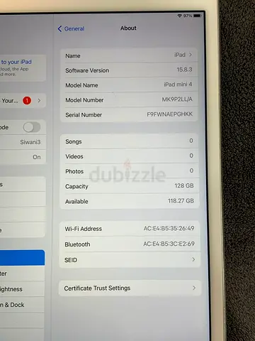 iPad mini 4 - 128GB