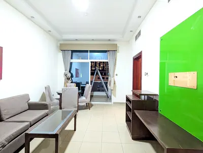 Furnished 1BR | 2 Balconies | Mankhool