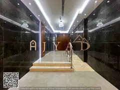 Brand new 1BHK for yearly rent in Al Hamidiya, master bedroom, spacious hall, 2 bathrooms, balcony,