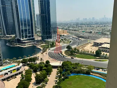 شقة بغرفة نوم واحدة | بوابة دبي الجديدة 1 JLT | إطلالة على المارينا والمدينة | غير مفروشة