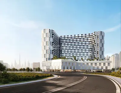 Modern 1BR | Binghatti Cullinan | Al Jaddaf Dubai| 702 Sq. Ft. | High ROI |