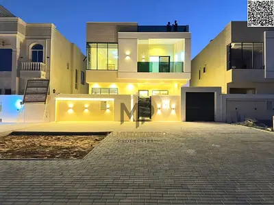 فرصه ذهبية لامتلاك فيلا طابقين وروف بتصميم اوروبى تشطيب VIP بسعر مغرى موقع مميز قريب جميع الخدمات وشارع الشيخ محمد بن زايد تملك حر