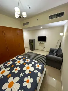 FAMILY Master Room with attached Toilet- TV- Fridge- Sofa- Gym