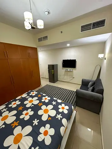 FAMILY Master Room with attached Toilet- TV- Fridge- Sofa- Gym