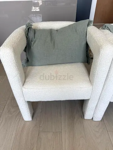 Off White Chair/Sofa - HomeKode Bella Collection (2 available, each for 1000AED)