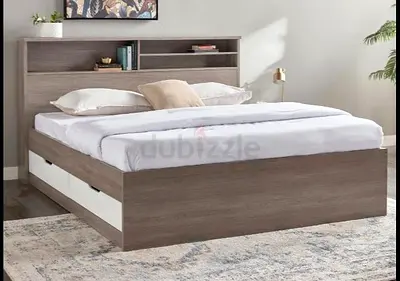 Queen Size Bed Frame + Recliner Chair for Sale