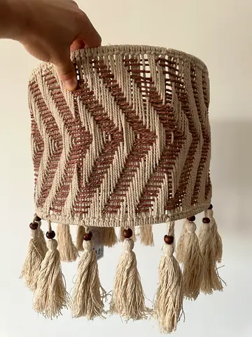 2 Handmade Boho Macramé Wall Hanging with Tassels - Small