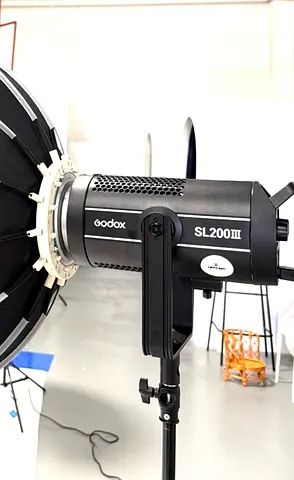 Godox SL200III LED Video Light with Parabolic Softbox