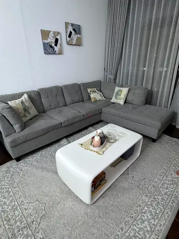 Couch and table living room
