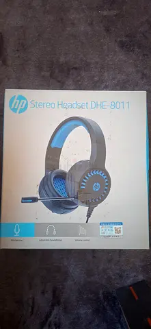 HP Stereo Headset (DH E-8011) Wired Over‑Ear Headphones with Mic - Used