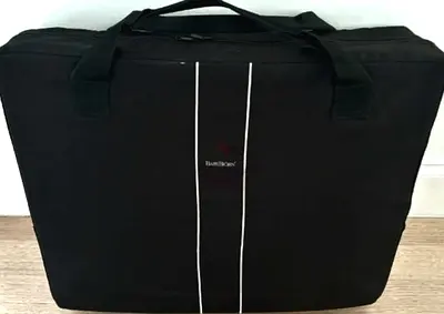 As new Babybjorn  light mesh black travel cot