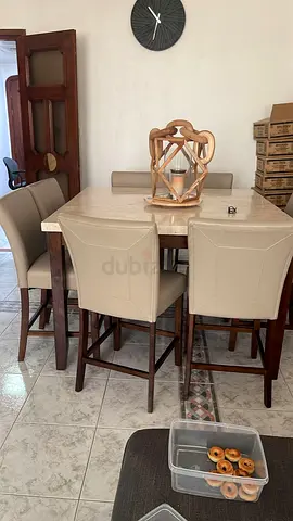 Dinning table with 8 chairs