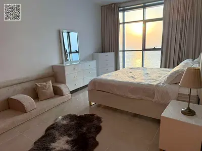 Fully Furnished 2 Bedroom Sea View Apartment | AED 10K Monthly/Yearly in Ajman Corniche Residences Tower 4