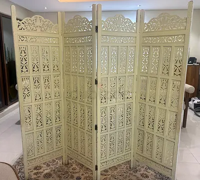 Solid wood room partition excellent condition