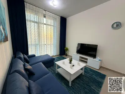 Luxurious and elegant fully furnished one-bedroom apartment with brand new, high-end furnishings in
