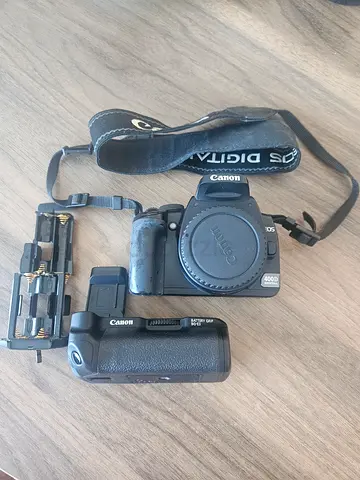 Canon EOS 400D + Canon BG-E3 battery grip