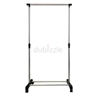 cloth hanging rack, single iron steel retractable cloth rack stainless steel rack
