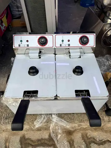 Electric double deep fryer 8+8L
