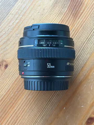 Canon 50mm USM F1.4 prime lens