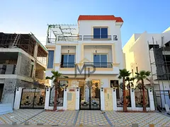 A neoclassical villa with 6 bedrooms, modern finishes, a prime location, ground floor, first floor,