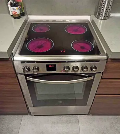 Hoover 4 Ceramic Hubs Electric Cooker Stove 60cm