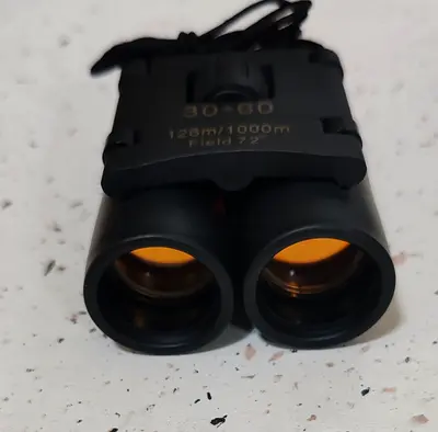 Compact 30-60x Folding Binoculars - 125m/1000m, Field 72°