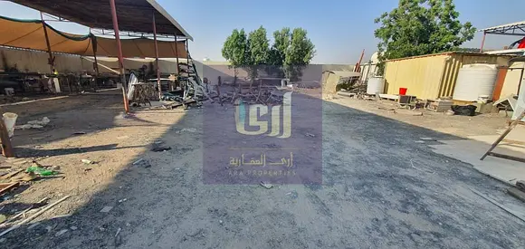 Prime Industrial Land for Rent | 10,000 Sqft | Office + Kitchen | 25 KW Power Al Sajaa