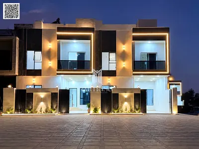 تملك فيلا طابقين مع روف تصميم اوروبى تشطيب راقى بسعر مغرى شامل رسوم التسجيل والتمليك موقع مميز قريب لجميع الخدمات وقريب شارع الامارات (العابر) تملك حر