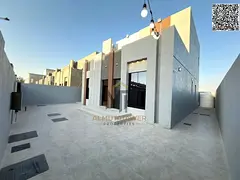 Luxury villa for sale, two floors + roof, with a modern design and spacious areas, with a large yard
