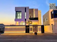 Modern villa for sale in Al Helio 2, Ajman | 5 master bedrooms | Includes registration and ownership