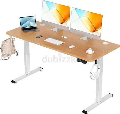 Brand New Electric Standing Desk 120x60cm Height Adjustable, Sit Stand Desk with Memory