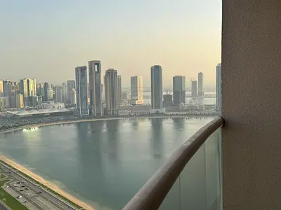 2BHK in Al Khan | Balcony | Free AC | Gym | pool | Parking | Built-in wardrobes | Laundry room | Near Al Tarboosh Al Syrian Restaurant