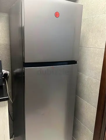 Hoover Stainless Steel Top Freezer Refrigerator - Good Working Condition