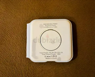 Swiss military wireless charger