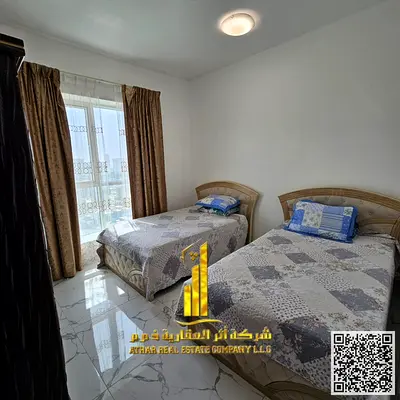 With a breathtaking sea view, the most luxurious and elegant two-bedroom apartment, fully furnished