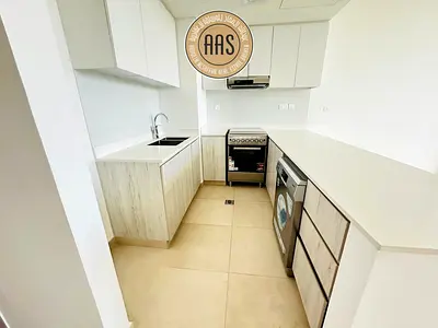 Modern luxurious 2bhk + American Kitchen + Balcony in Misk Al jada Community