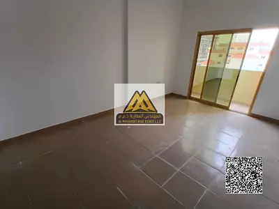 For annual rent – 2-bedroom apartment with separate living room in Al Hamidiya 1 – Ajman (balcony, central A/C, prime location)