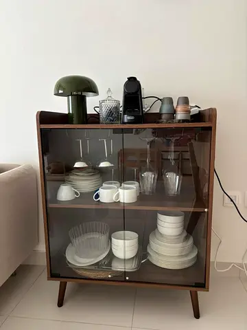 Glass Dining Cabinet