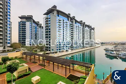 Double Balconies | Community and Marina View | Unfurnished