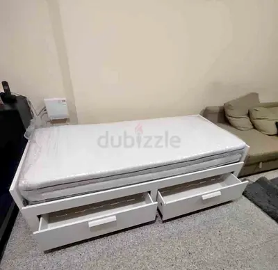 IKEA brimness daybed with 2 big storage drawers and 2 IKEA mattresses.