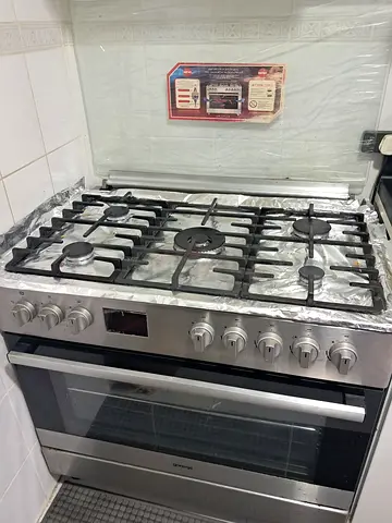 Gorenge Stainless Steel 5-Burner Gas Range with Large Oven