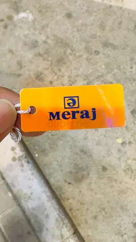 Meraj branded clothing tag (single) - new label single Use Good Condition Good working Waterproof