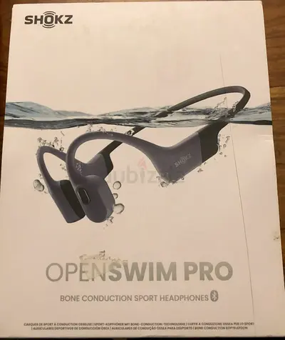 SHOKZ OpenSwim Pro Bone Conduction Sports Headphones, IP68 Waterproof